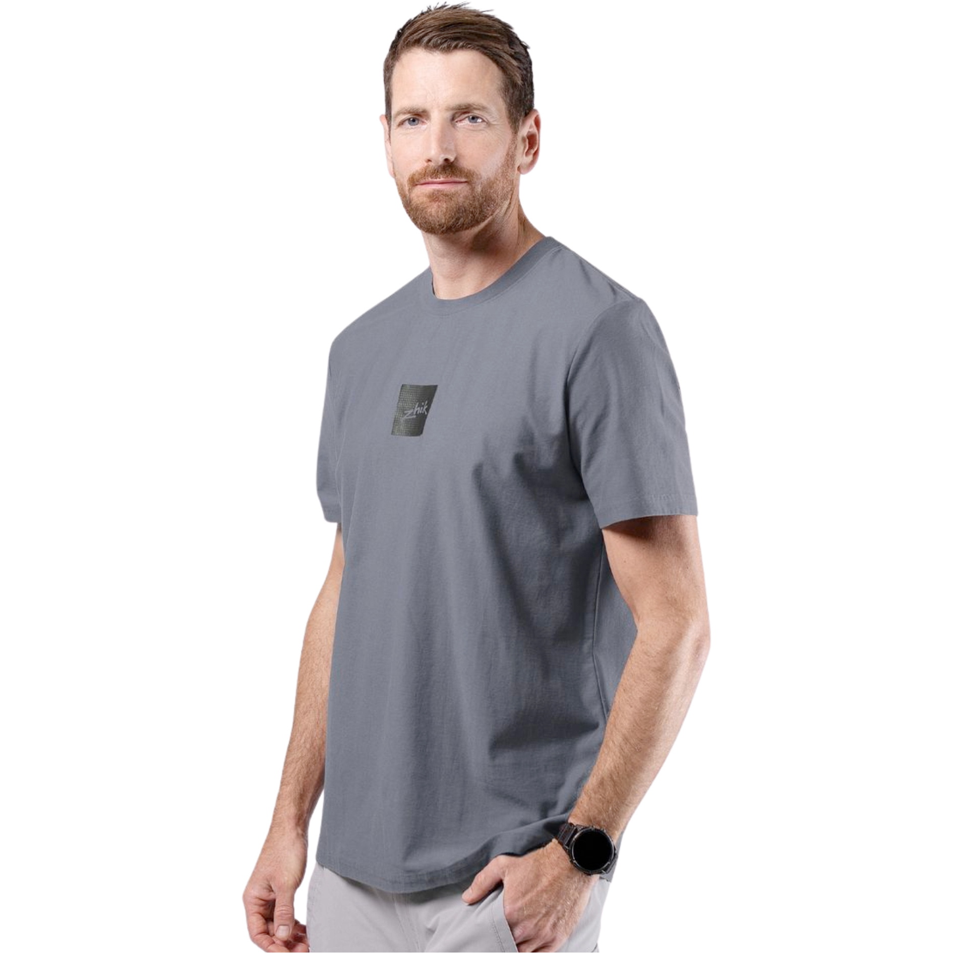 2026 Zhik Mens Carbon Tee TEE-0735-M - Slate